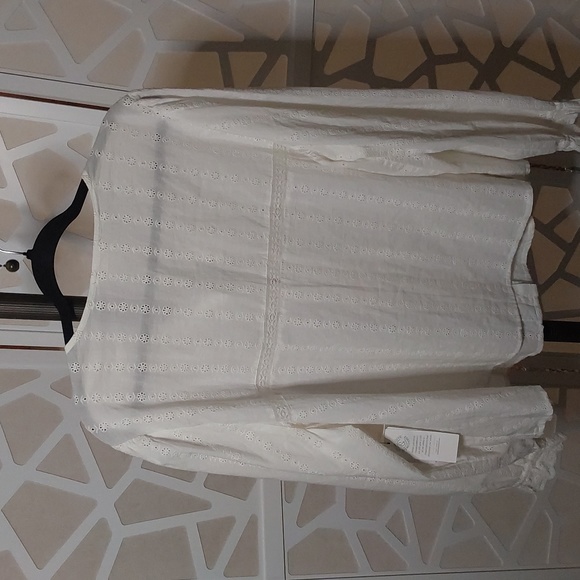 Women's White Blouse - Picture 5 of 5